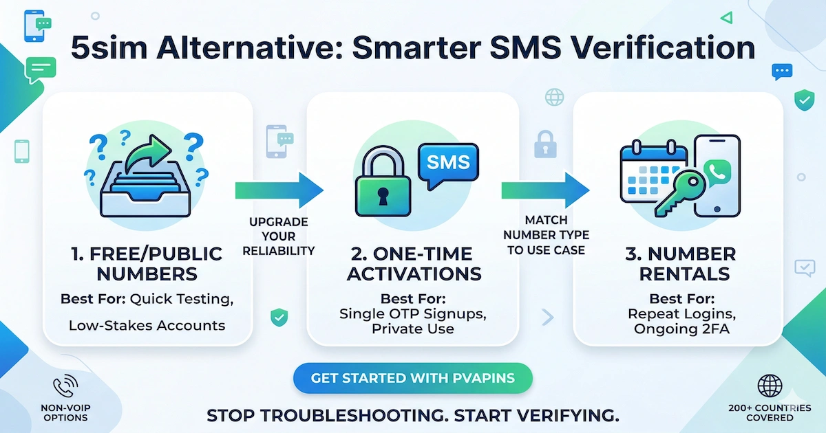 5sim Alternative: Best Options for SMS Verification